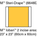 Ioban 2 Incise Drape 6648 60X60Cm Box Of 10