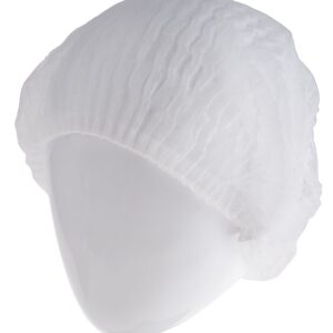 Mop Caps Non Woven Disposable 100'S White
