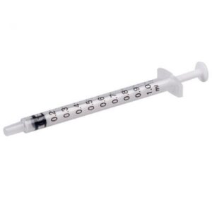 Syringe 1Ml 3 Part Luer Slip A/C 100'S
