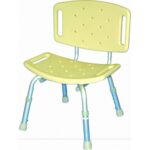 Shower Bench With Back Height Adjustable