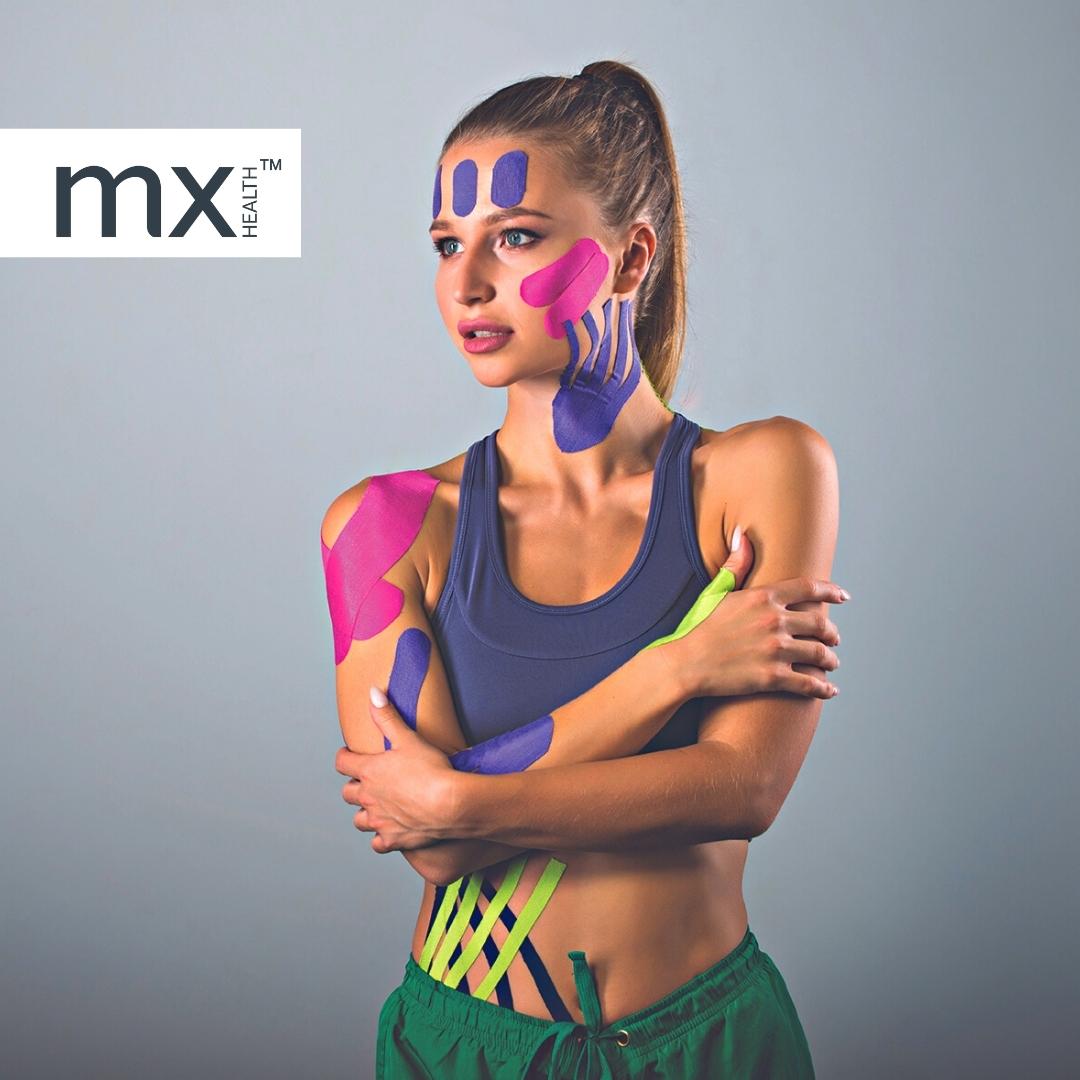 mx Kinesio Tape Black (ROLL) 5cm x 30m Bizzmed™