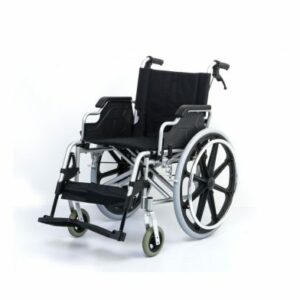 Wheelchair - Allum / Nylon , Lightweight , Detachable Arm And Foot Rests