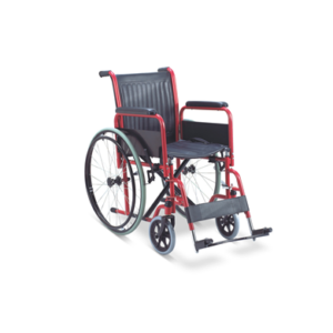 Wheelchair - Steel / Pvc Detchable Arm And Foot Rest