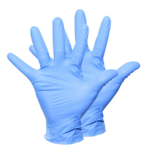 Gloves Nitrile Blue Medium (100'S)- 4 Packs