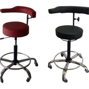 Adjustable Stool With Backrest