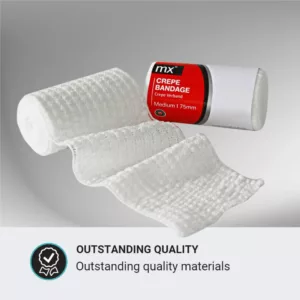 Mx Crepe Bandage 100Mm X 4.5M - Clips(12'S)