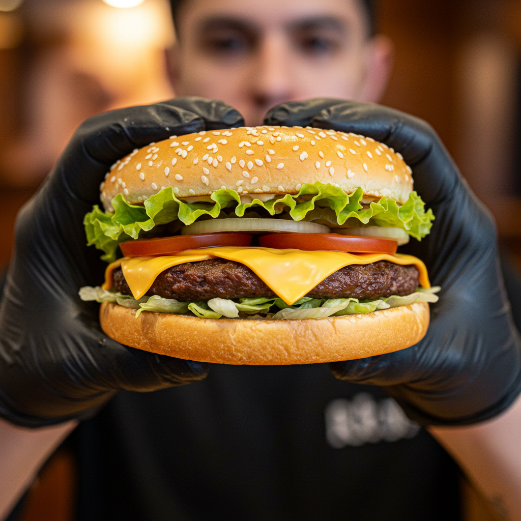 Black Nitrile Gloves Powder Free Disposable (Large) - Image 7