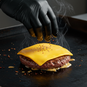 Black Nitrile Gloves Powder Free Disposable (Large)