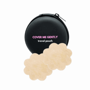 Kenmed Travel Pouch + Free Reusable Nipple Covers (5-Pack)