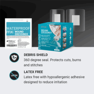 Mx Wound Dressing Film/Pad 5X7Cm (50'S)