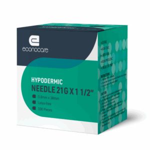 Econocare Needle21G X 1.5 (0.8Mmx38Mm)