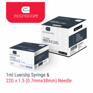 Econocare Needle22G X 1.5 (0.7Mmx38Mm)
