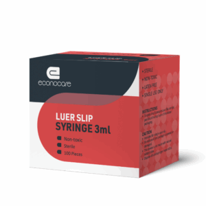 Econocare Syringe 3Ml Luer Slip