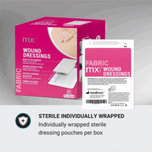 Mx Wound Dressing Fabric 10X10Cm (30'S)