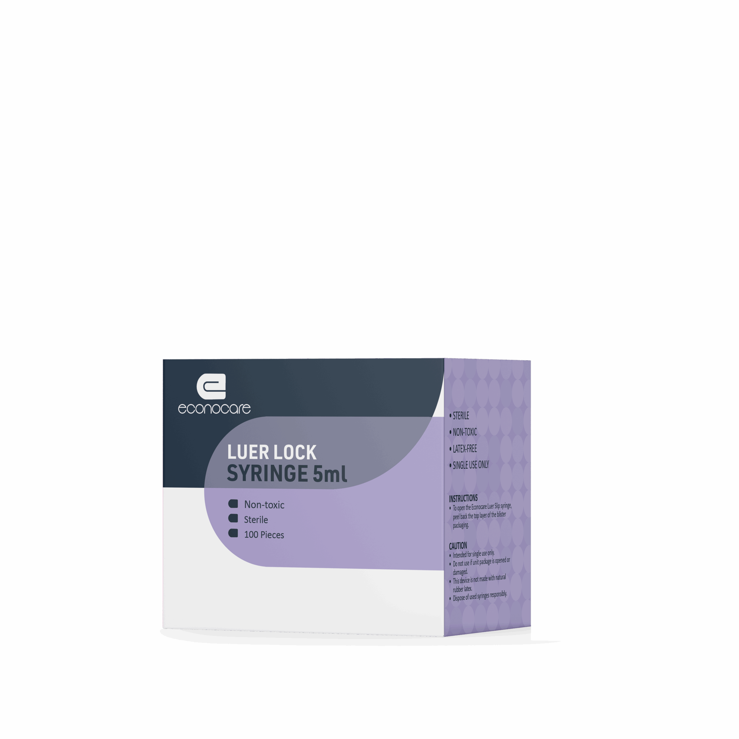 Econocare Syringe Luer Lock 5Ml