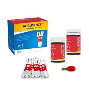 Accugence Hemoglobin Test Strips | For 4-in-1 Meter