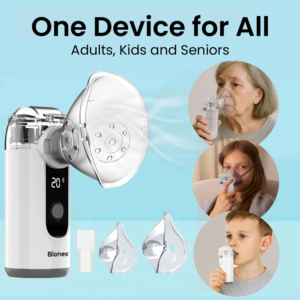 Bionex LCD Nebuliser | Portable & Rechargeable