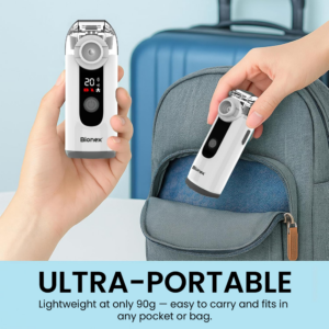 Bionex LCD Nebuliser | Portable & Rechargeable
