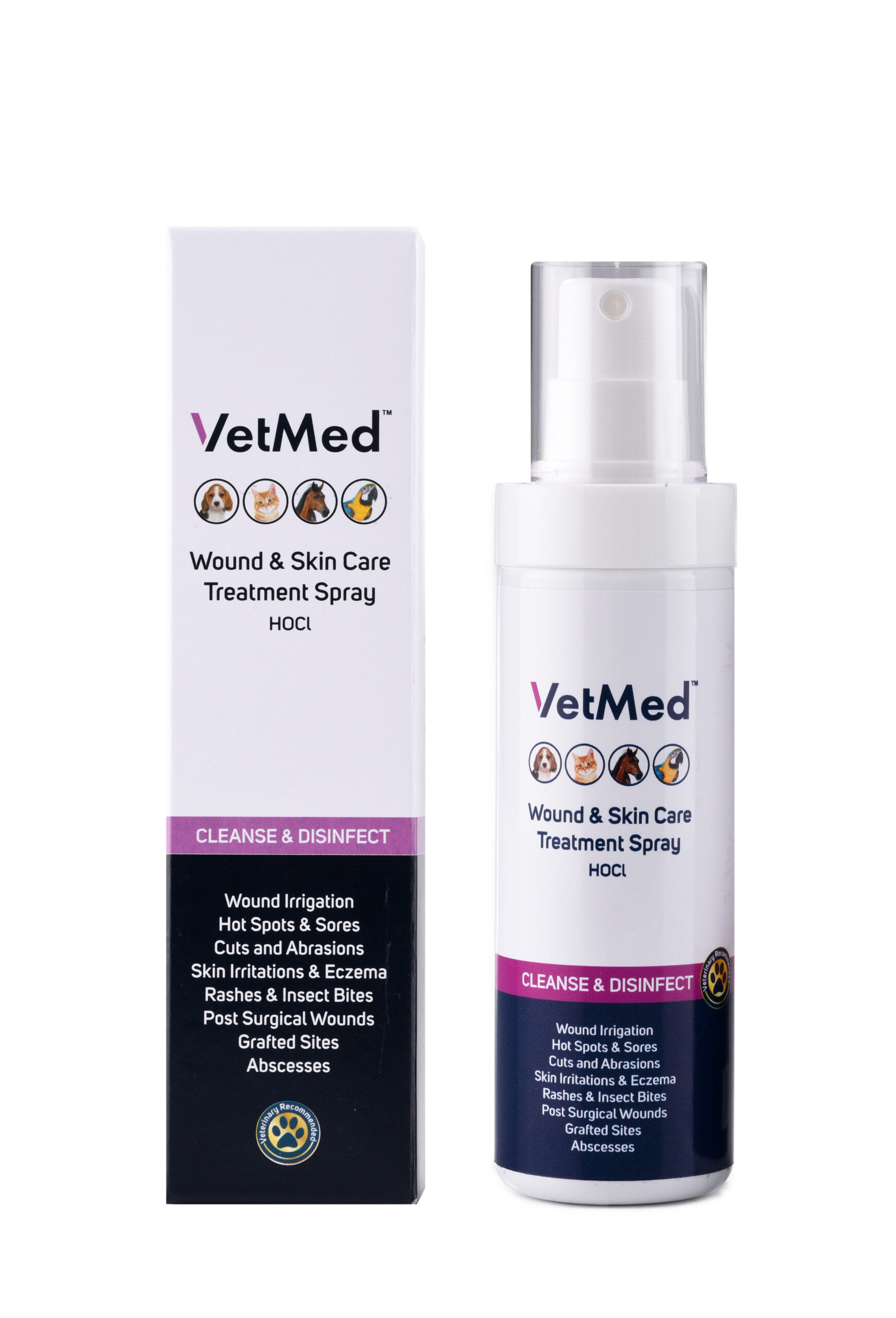 VetMed Wound & Skin Care Topical Cleanser - 125mL