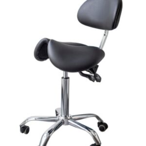 Ergo Split Seat Saddle Chair with Seat Tilt and Backrest
