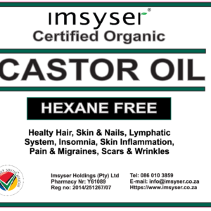 Bulk Offer Cold-Pressed Organic Castor Oil 200ml