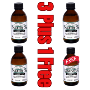 Bulk Offer Cold-Pressed Organic Castor Oil 200ml